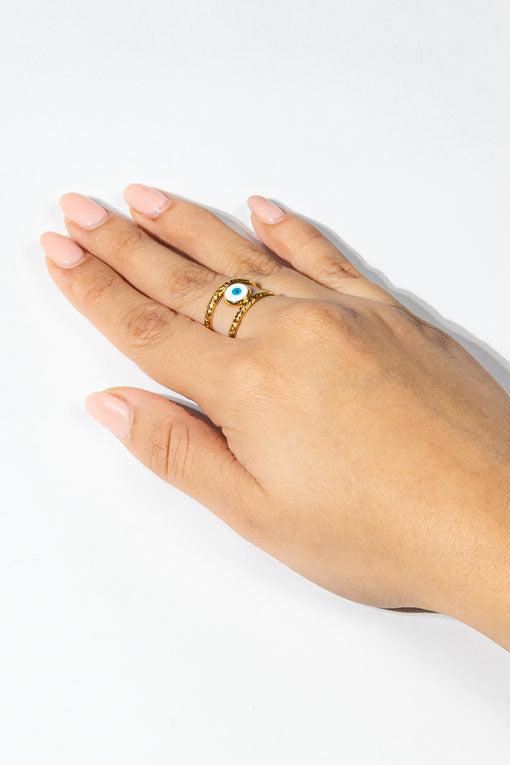 Anillo ojito circulo