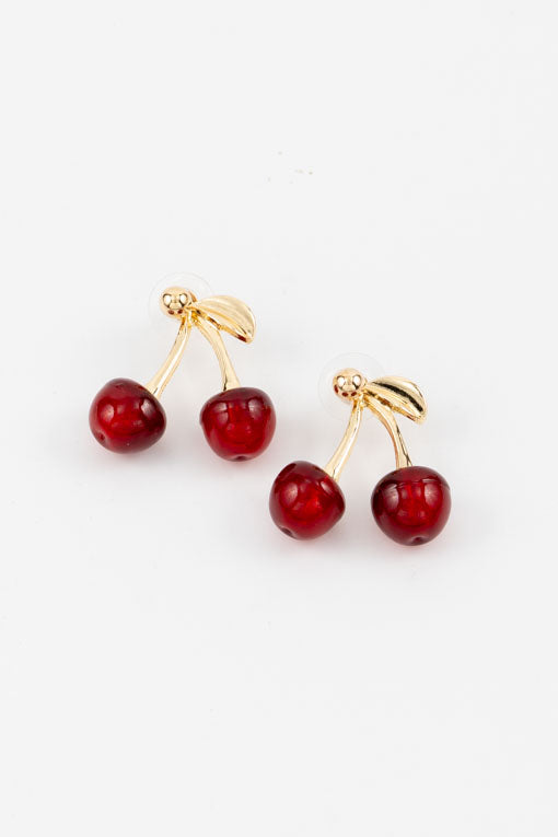 Aretes cerezas