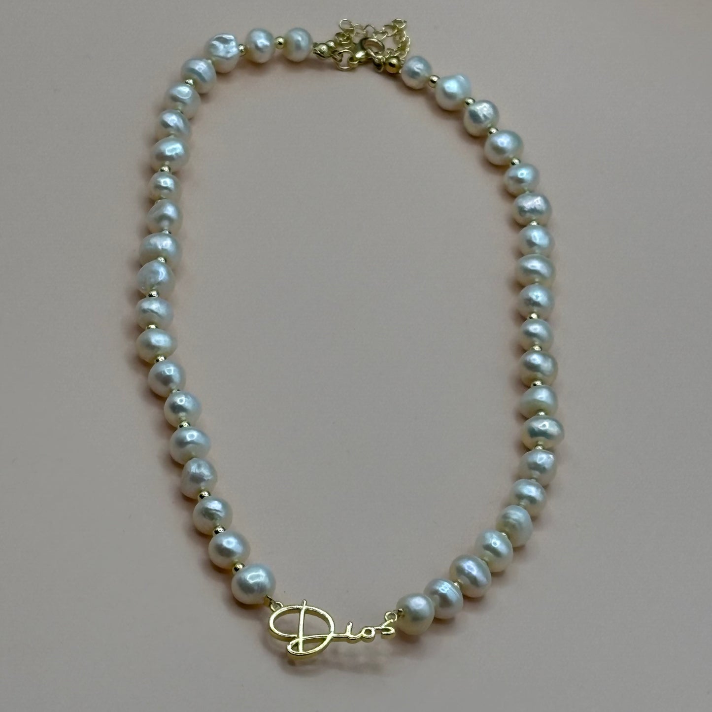 Chocker perlas DIOS
