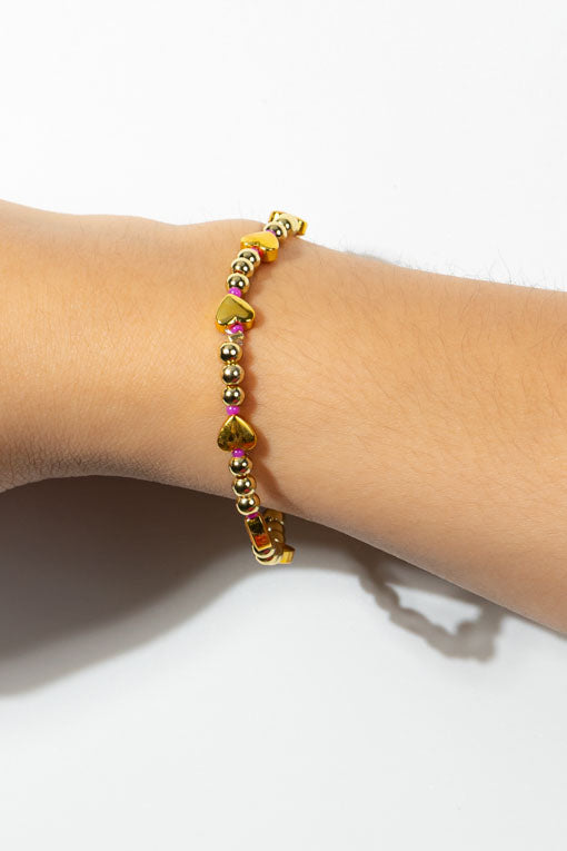 Pulsera mini hearths colores